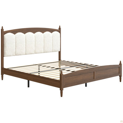 Bed Frame Full Size, Wood Platform Bed Frame with Storage LED Light Headboard and 2 USB , Noise Free,No Box Spring Needed and Easy Assembly Tool,Large Under Bed Storage,Dark Grey