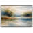 Soft Blue Green Lake Landscape Artwork, Modern Bedroom Pictures, Framed Canvas Giclee Print Wall Art-126054869-126054871