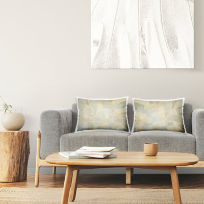 Ensemble de 2 coussins décoratifs à imprimé expressif par Michael Tienhaara (ensemble de 2)