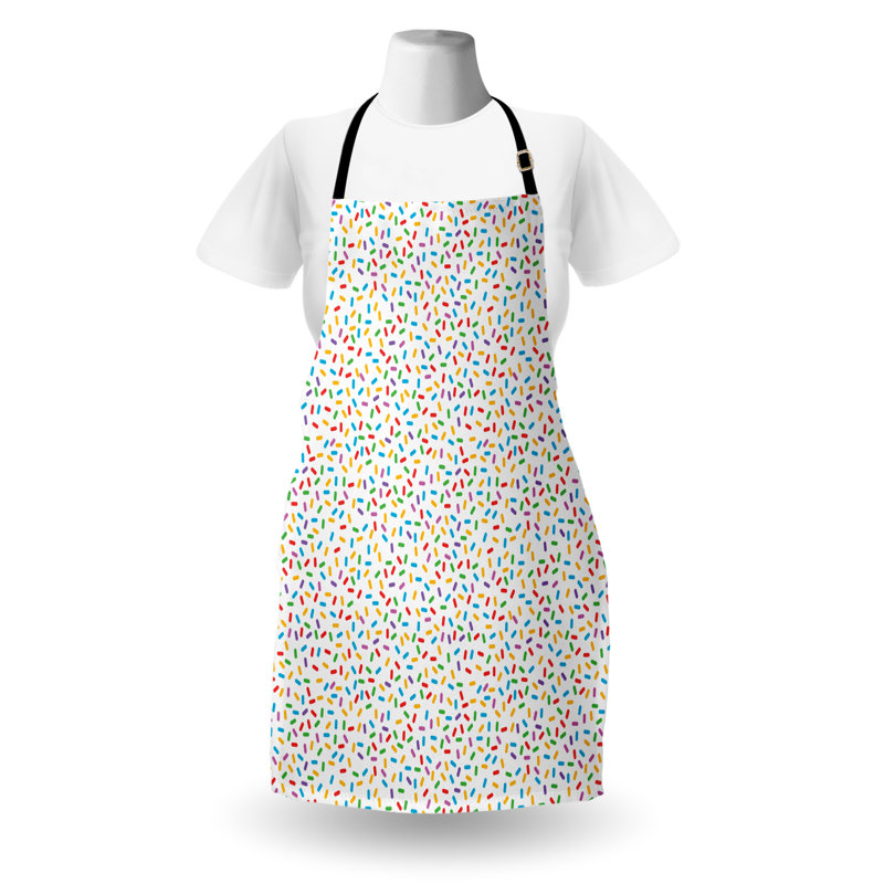 Tablier East Urban Home, cuisine, jardinage, taille adulte, blanc multicolore