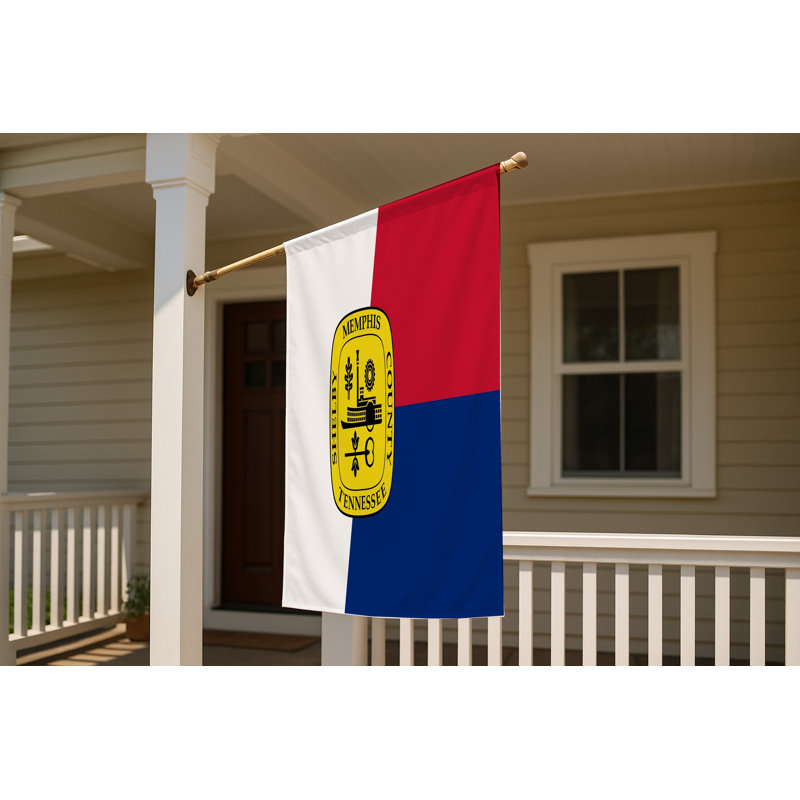 Drapeau de la ville de Memphis - drapeau extérieur, 24" H x 36" W