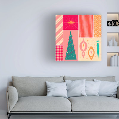 Rachel Hallquist Christmas Tree Canvas Art
