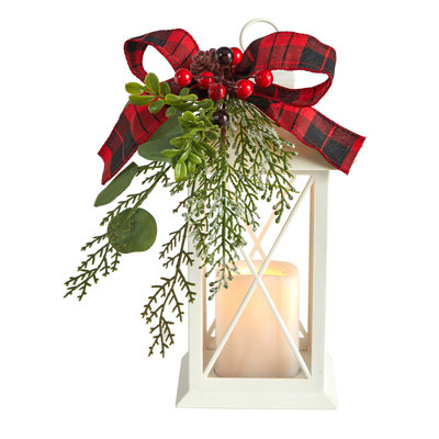 12 " Plastic and Polyester Berry Arrangement