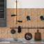 Edilio 14cm W x 28.5cm L Vinyl Peel and Stick Mosaic Tile