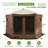 Portable Pop Up Camping Tent, Shade Screen Tent With 2 Roll-up Windows And Carry Bag For Camping, Backyard-122418344-122418341