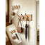 Portemanteau mural en bois Boho Aztec