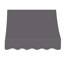 Store fixe Awntech Nantucket, 133 cm (L) x 79 cm (H) x 61 cm (P), rayures noires et blanches-28213166-113767680