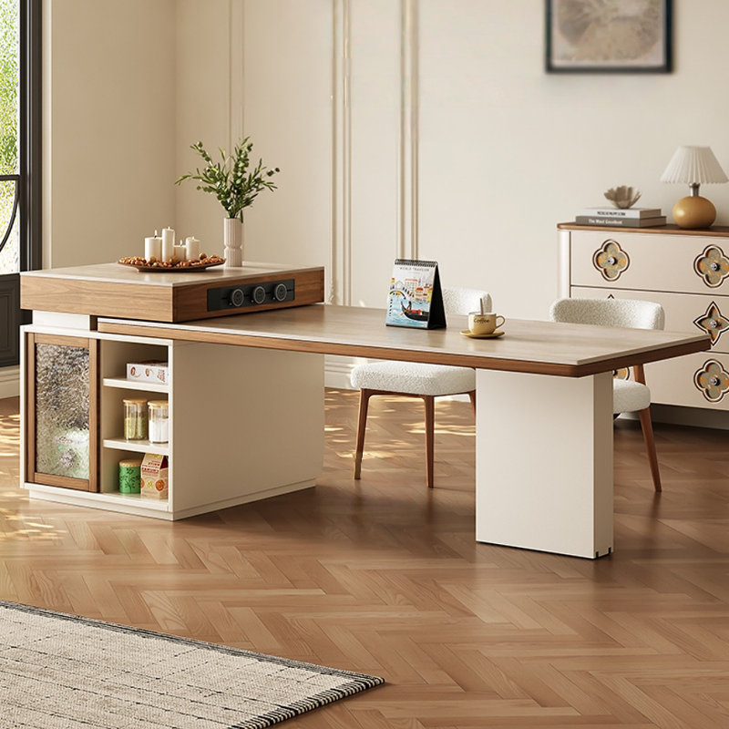 Modern Minimalist Extendable Dining Table