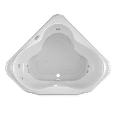 Marineo™ Chromatherapy Whisper 60" x 60" Drop in Combination Bathtub