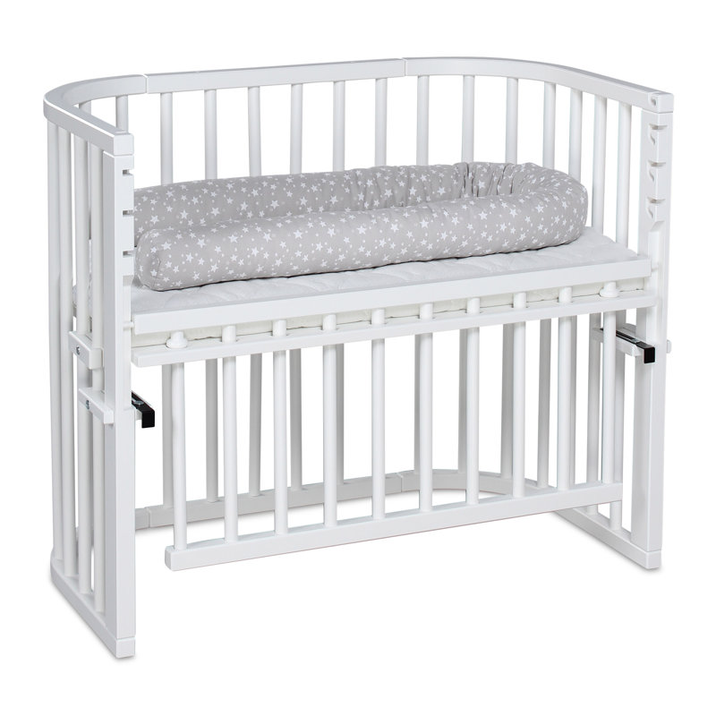 babybay Maxi Comfort Plus co-sleeper, Lacquered White