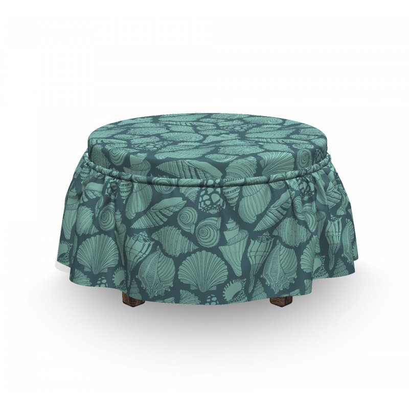 Housse pour repose-pieds elements de concept marine