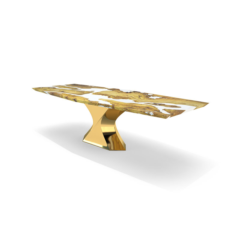 Calliope Dining Table, 29.5"H x 108.3"L x 48"W