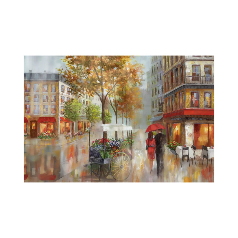 Romantic Promenade I by Nan - Wrapped Canvas Print, 101.6 cm H x 66.04 cm W x 1.91 cm D