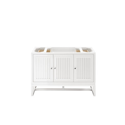 Athens 48'' Single Bathroom Vanity Base Only in Glossy White