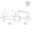 Fauteuil d'appoint rembourré Meraki-127448574