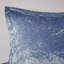 Édredon double / grand en velours pervenche - Literie de luxe avec bourre et coussin décoratif lavable à la machine-117371171-117371169