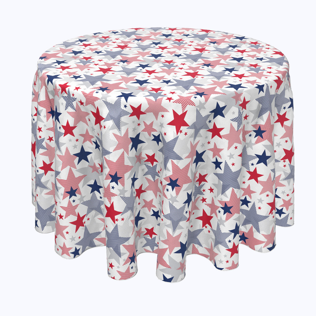 Kasha Memorial Stars Design Tablecloth The Holiday Aisle® 