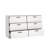  Chesnel 54.61" W 6 Drawer Double Dresser-128788683