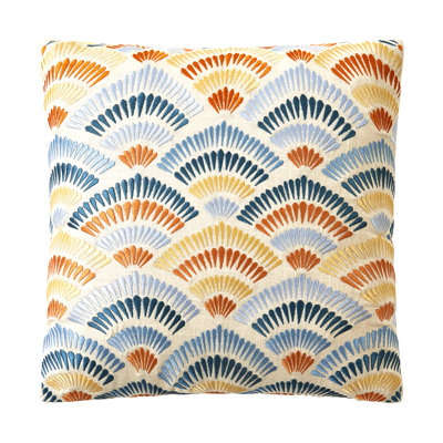 Pasadena Embroidered Down Filled Decorative Throw Pillow
