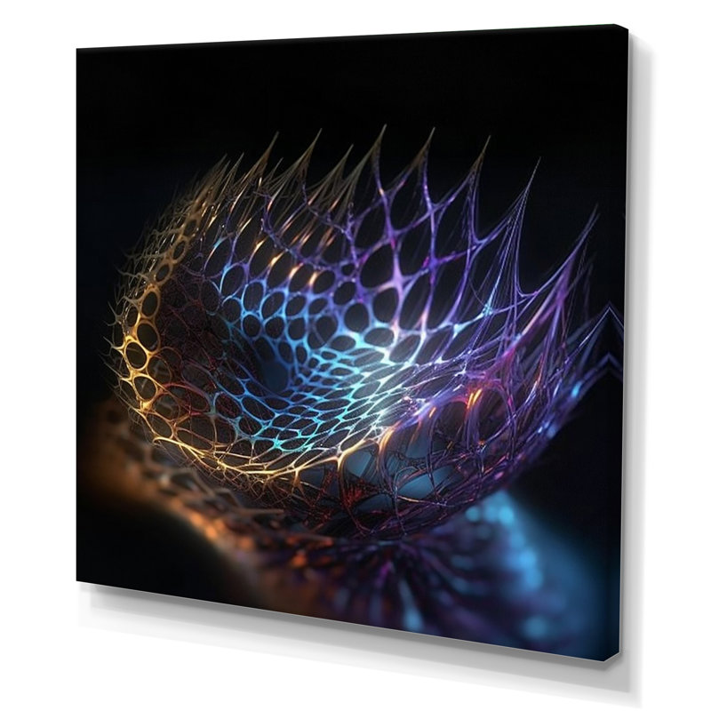 Infinity Net Space Matrix - Imprimé, H 30 po x l 30 po x P 1 po, Toile tendue