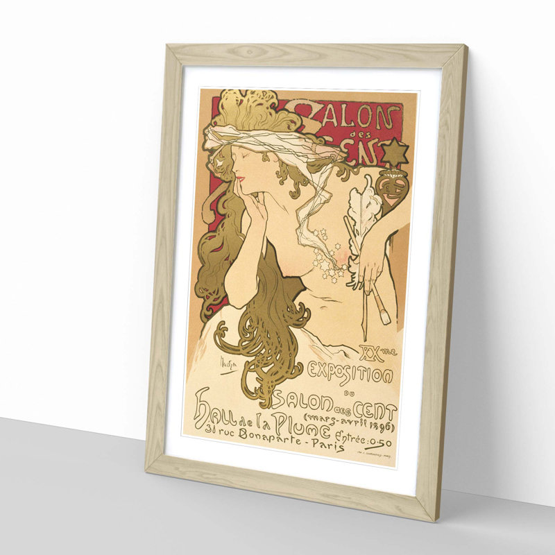 Single Picture Frame Print, Oak