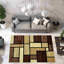 Tapis abstrait brun / beige Mccampbell-28997924