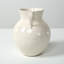Approx. 9" High Off Whtie Ceramic Vase with Two Handles