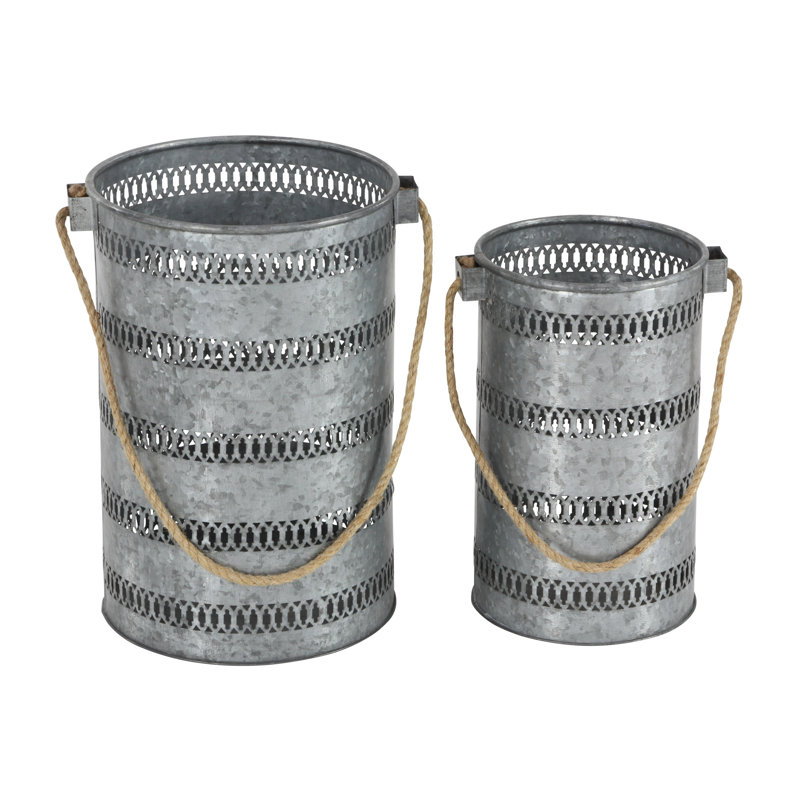12'' H Iron Tabletop Lantern