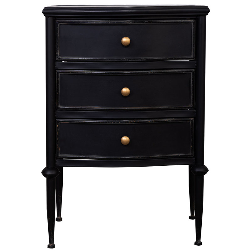 Edvardo 46cm W Metal Bedside Table