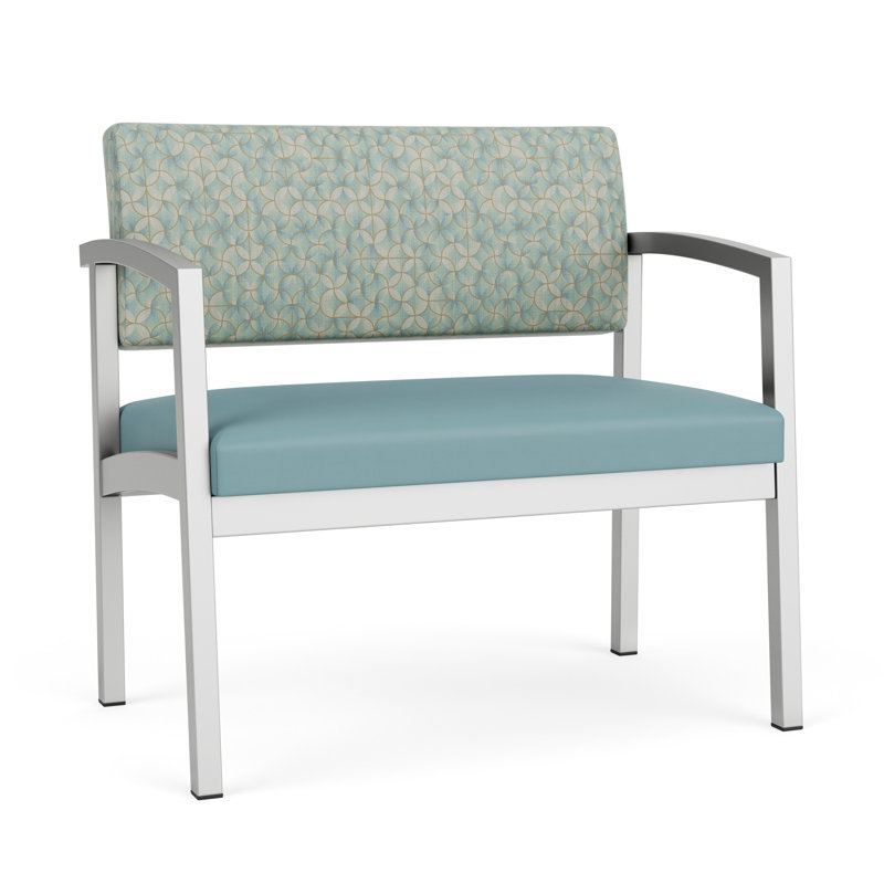 Chaise en acier Lenox, Argent, Mousse de kaléidoscope - Sentry Channel