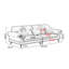 Canapé brun modulaire en similicuir-129020669