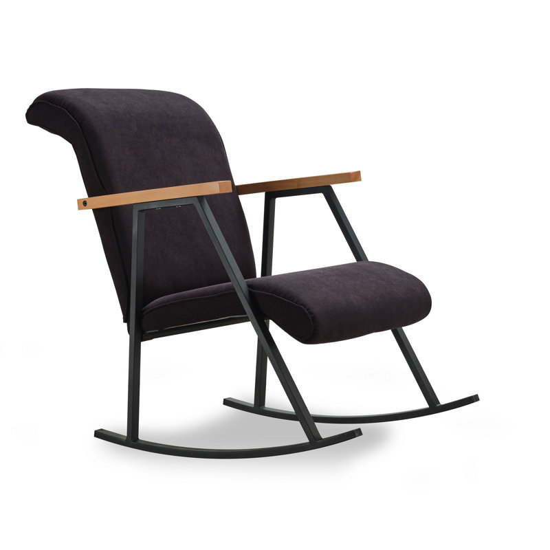 Eastbury Upholstered Rocking Chair, Black