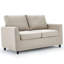 2 Seater Linen Loveseat-229843653