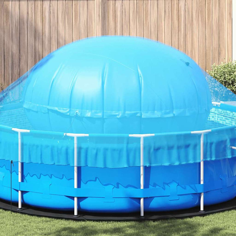 vidaXL Winter Pool Pillow Blue PVC Above Ground Accessory Protection Cushion, 140cm H x 220cm W x 220cm D