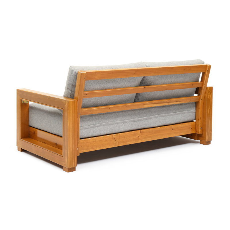 52.75 " W Straight Loveseat with Cushions