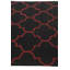 Tapis noir Otto