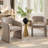Upholstered Fabric Arm Accent Chair-1408758617