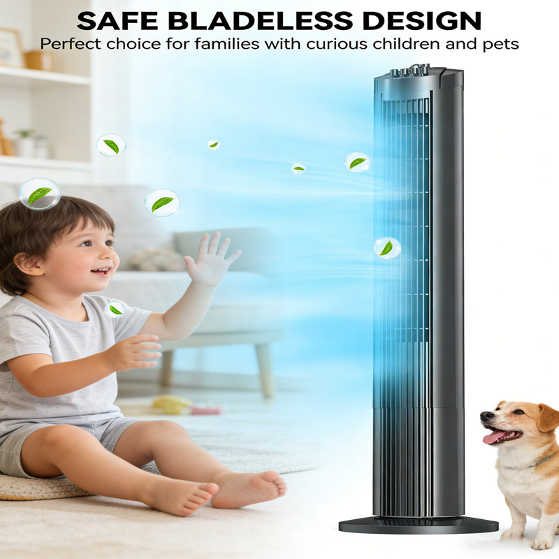 Ventilateur tour oscillant 42 po avec télécommande Taotronics