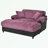 Chaise Lounge Sofa with Two Throw Pillows-272973329