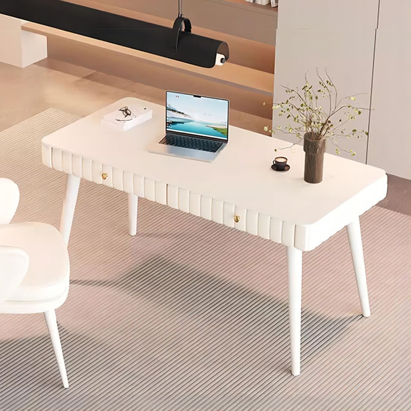 Bureau moderne moderne, H 29,53 po x l 47,24 po x P 23,62 po, Blanc