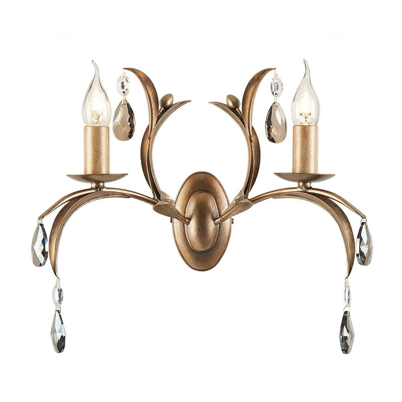 Zebulon Steel Candle Wall Light