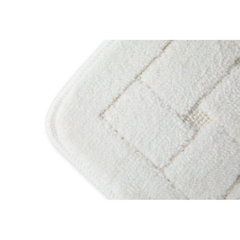 Architha Polypropylene Plastic Non-Slip Bath Mat, White