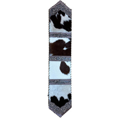 Cowhide & Leather Table Runner