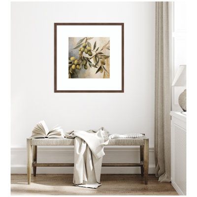«Olive Tree» par The Creative Bunch Studio, reproduction d'art encadrée