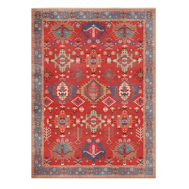 Crafters & Weavers Serapi Collection Area Rug Ultra Soft Washable Rug, Non Slip, Indoor, Stain Resistant Rugs for Living Room Bedroom Vintage Home Decor (8' x 10')