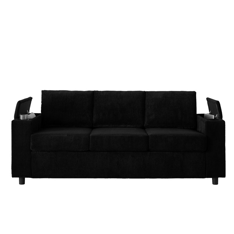 Grand canapé-lit gigogne, Black