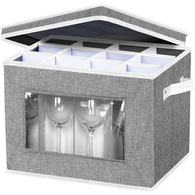 Fabric Stemware Storage