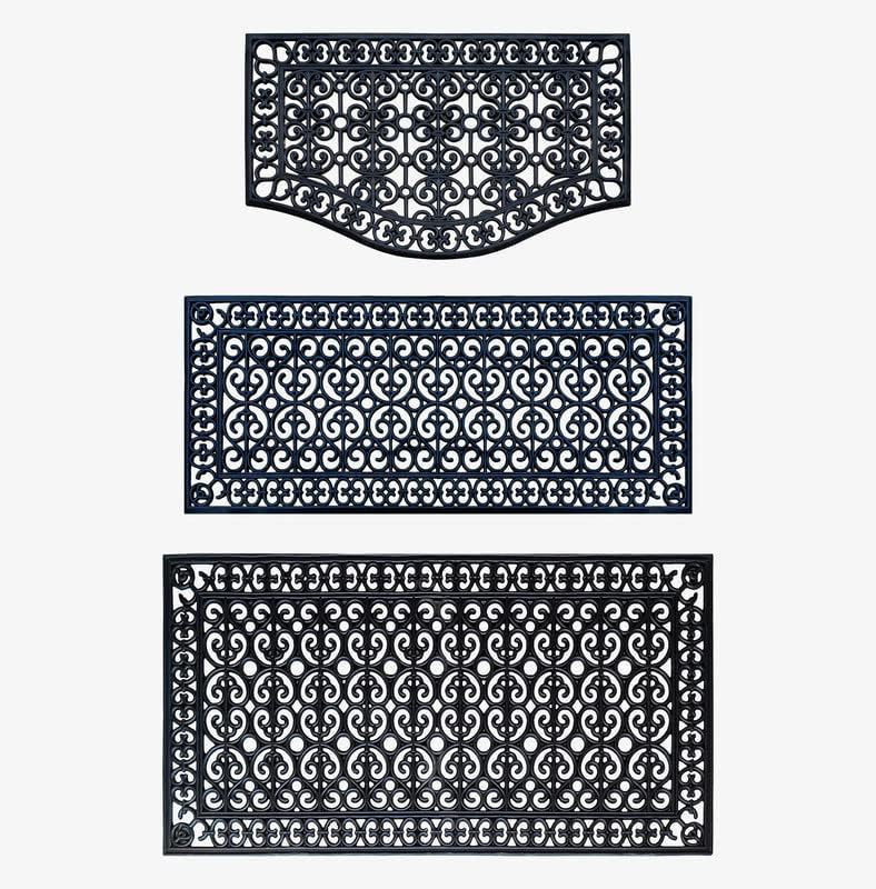 Tapis de porte d'extérieur antidérapant Ambrianna