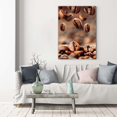 Coffee Beans - Wrapped Canvas Print