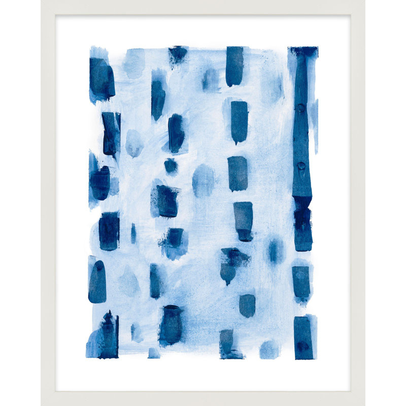 Creative Cool Painting by Andrea Stokes, 50" H x 40" W, White Framed